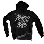 NIKE FOAMPOSITE ONE CARBON FIBER Matching T-Shirt, Sweatshirts & Hoodies Black T-Shirt (Haters gonna hate)| illcurrency