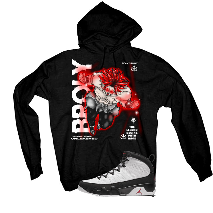 Air Jordan 9 OG Space Jam Matching T-Shirt Black T-Shirt (Broly)| illcurrency