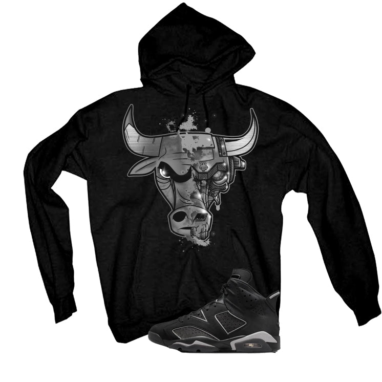 Air Jordan 6 Cap and Gown Matching T-Shirt, Sweatshirts & Hoodies Black T-Shirt (Bully)| illcurrency
