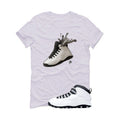 Air Jordan 10 OG Steel White T-Shirt (Splash Shoe)| illcurrency