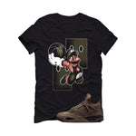 A Ma Maniere x Air Jordan 4 Dark Mocha Matching T-Shirt, Sweatshirts & Hoodies Black T-Shirt (Mario Ball)| illcurrency