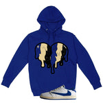 Travis Scott x Fragment x Air Jordan 1 Low OG 2025 Matching T-Shirt, Sweatshirts & Hoodies Royal Blue T-Shirt (Heart)| illcurrency