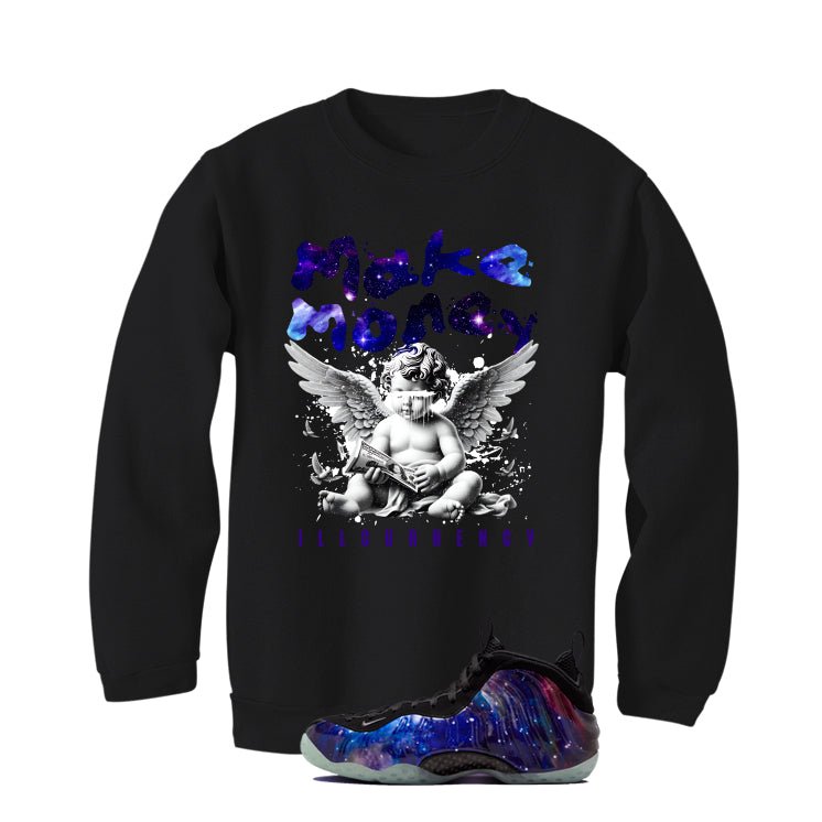 Nike Air Foamposite One Galaxy Black T-Shirt (Make Money)| illcurrency