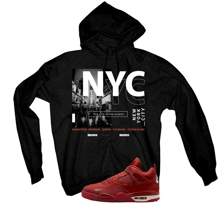 Nigel Sylvester x Air Jordan 4 Brick by Brick Black T-Shirt (City Never Sleeps)| illcurrency