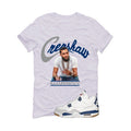 Nike SB x Air Jordan 4 Navy White T-Shirt (Crenshaw)| illcurrency