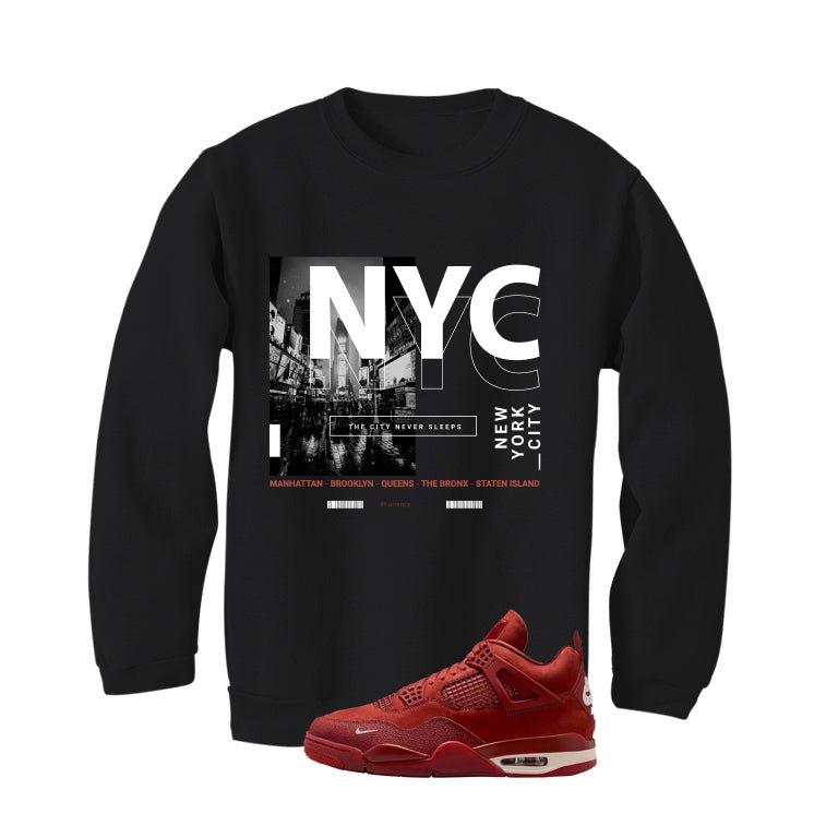 Nigel Sylvester x Air Jordan 4 Brick by Brick Black T-Shirt (City Never Sleeps)| illcurrency