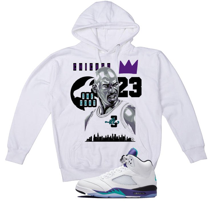 Air Jordan 5 OG Grape White T-Shirt (The Goat)| illcurrency