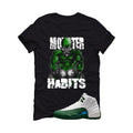 Air Jordan 12 Bucks Matching T-Shirt Monster Habits