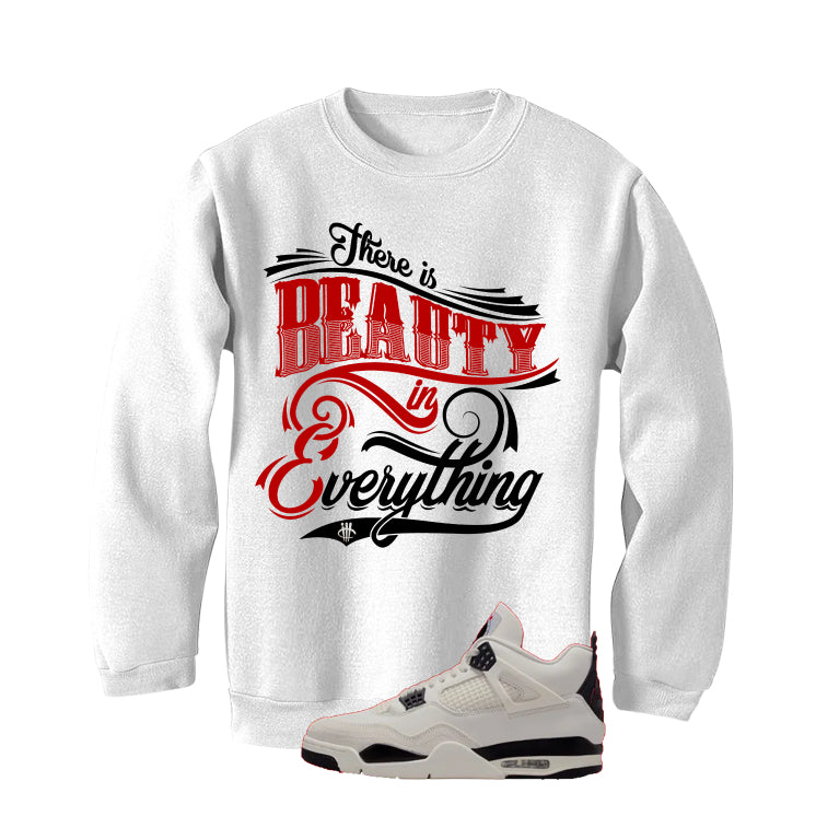 Air Jordan 4 Flight Club Matching T-Shirt, Sweatshirts & Hoodies White T-Shirt (Beauty in everything)| illcurrency