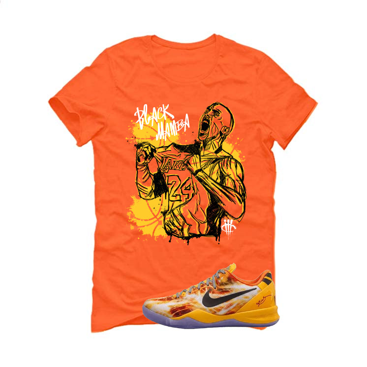 Nike Kobe 8 Protro Shanghai Fireworks Matching T-Shirt Black Mamba