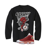 Air Jordan 13 Dune Red Black T-Shirt (Time Is Money)| illcurrency