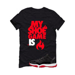 Air Jordan 11 Low Bred Black T-Shirt (Shoe Game)| illcurrency