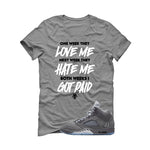 Air Jordan 5 Wolf Grey Matching T-Shirt, Sweatshirts & Hoodies Grey T-Shirt (Paid)| illcurrency