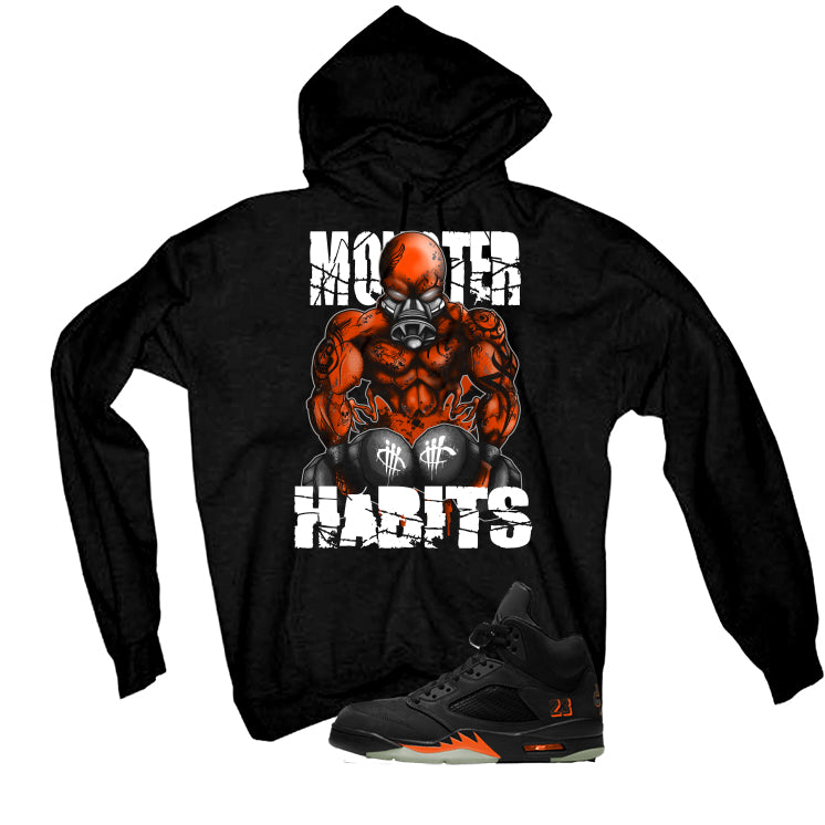 Air Jordan 5 Halloween Matching T-Shirt Monster Habits