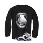 Air Jordan 6 Oreo Matching T-Shirt Black T-Shirt (Diamond)| illcurrency