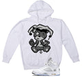 Air Jordan 5 OG White Metallic Matching T-Shirt, Sweatshirts & Hoodies White T-Shirt (Teddy Joker)