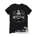 Air Jordan 1 High OG WMNS Satin Shadow Black T-Shirt (Vintage Illcurrency)