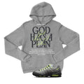 Nike Air Max 95 Neon Matching T-Shirt, Sweatshirts, & Hoodies Grey T-Shirt (God Has A Plan)