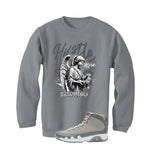 Air Jordan 9 Cool Grey Grey T-Shirt (Hustle More)| illcurrency