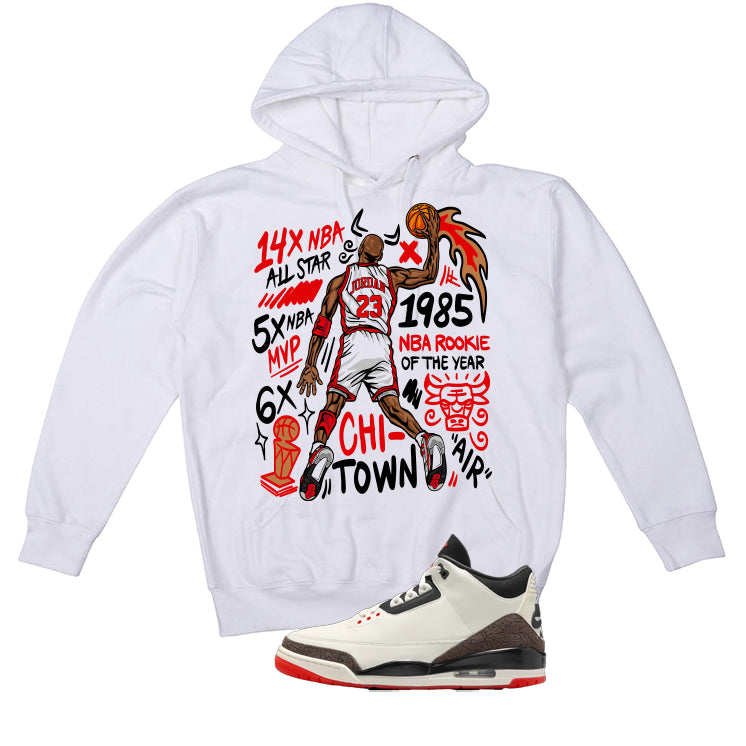 Air Jordan 3 OG World’s Best Dad Matching T-Shirt, Sweatshirts, & Hoodies White T-Shirt (85 Rookie)| illcurrency