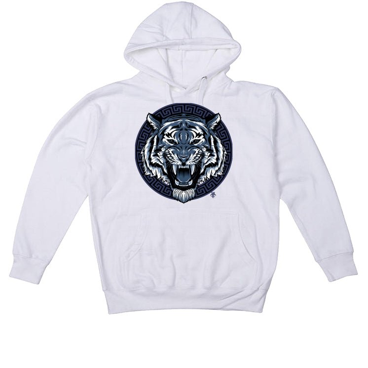 Air Jordan 5 “Georgetown” | illcurrency White T-Shirt (ANGRY TIGER)