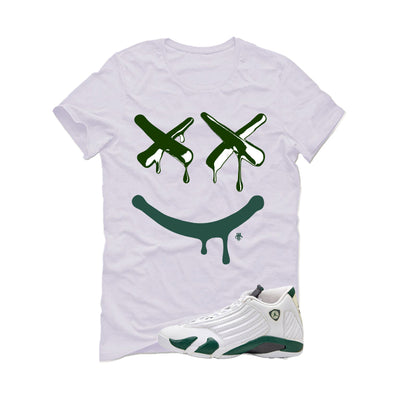 Air Jordan 14 Forest Green Matching T-Shirt Happy Drip