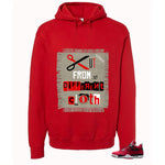 Air Jordan 4 Toro Bravo Matching T-Shirt, Sweatshirts, & Hoodies Red T-Shirt (Cut from a different cloth)| illcurrency
