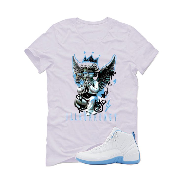 Air Jordan 12 Melo White T-Shirt (Graffiti Angel)| illcurrency