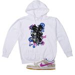 Rayssa Leal's Nike SB Dunk | illcurrency White T-Shirt (SKATEBOARD CAT)
