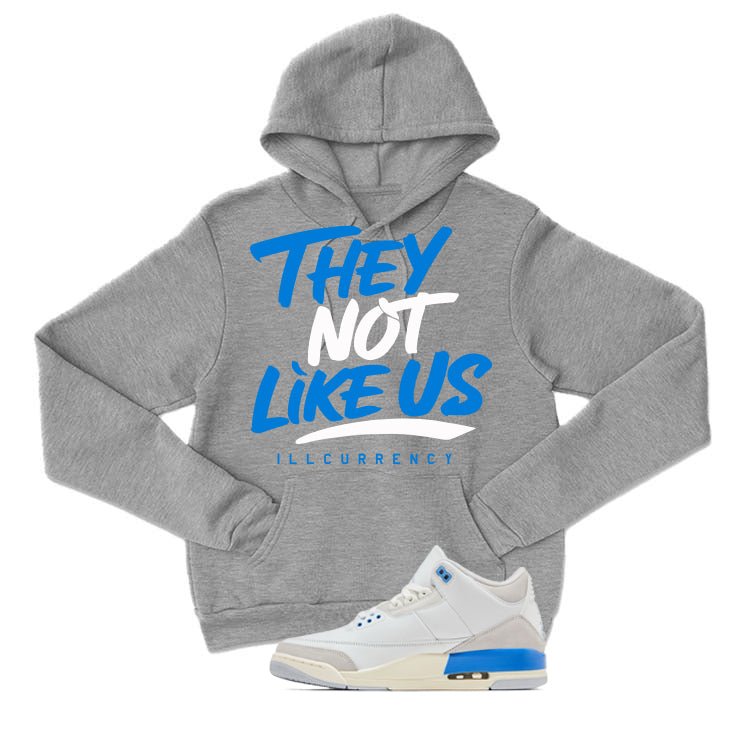 Air Jordan 3 Lucky Shorts Grey T-Shirt (They not like us)| illcurrency