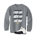 Air Jordan 12 Taxi Matching T-Shirt, Sweatshirts & Hoodies Grey T-Shirt (Paid)