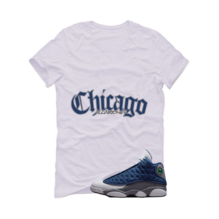 Air Jordan 13 Flint White T-Shirt (Chicago)| illcurrency