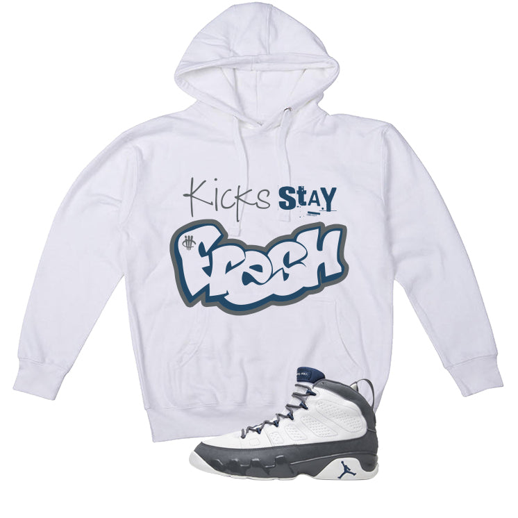 Air Jordan 9 Flint Grey Matching T-Shirt, Sweatshirts & Hoodies White T-Shirt (Kicks stay fresh)| illcurrency