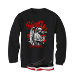 Air Jordan 11 Low Bred Black T-Shirt (Hustle More)| illcurrency