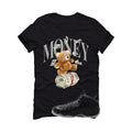 NIKE FOAMPOSITE ONE CARBON FIBER Matching T-Shirt, Sweatshirts & Hoodies Black T-Shirt (Money Bear)| illcurrency
