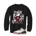 Air Jordan 3 OG World’s Best Dad Matching T-Shirt, Sweatshirts, & Hoodies Black T-Shirt (Stitchez)