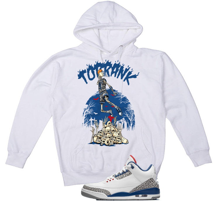 Air Jordan 3 True Blue Matching T-Shirt White T-Shirt (Top Rank)| illcurrency