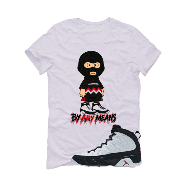 Air Jordan 9 OG Space Jam Matching T-Shirt By Any Means