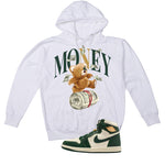 Air Jordan 1 High OG WMNS Fir Matching T-Shirt, Sweatshirts & Hoodies White T-Shirt (Money Bear)| illcurrency