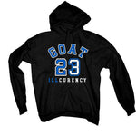 Air Jordan 1 Royal Reimagined | Illcurrency Black T-Shirt (GOAT 23)