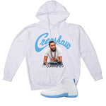 Air Jordan 12 Melo White T-Shirt (Crenshaw)| illcurrency