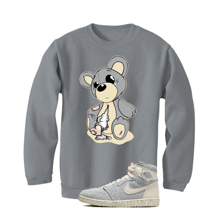 Air Jordan 1 Retro High OG Craft "Ivory" | illcurrency Grey T-Shirt (Teddy)