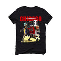 Air Jordan 8 Playoffs - Black T-Shirt (Chicago 23)