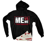 Air Jordan 4 Valentine’s Day (Sierra Red) Matching T-Shirt, Sweatshirts & Hoodies Black T-Shirt (Me Vs Me)| illcurrency