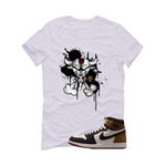 Air Jordan 1 High OG Love The Game Matching T-Shirt White T-Shirt (Iron Bull)| illcurrency