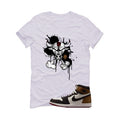 Air Jordan 1 High OG Love The Game Matching T-Shirt White T-Shirt (Iron Bull)| illcurrency