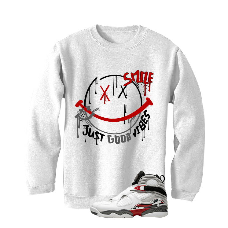 Air Jordan 8 Bugs Bunny Matching T-Shirt, Sweatshirts & Hoodies White T-Shirt (Smile)| illcurrency