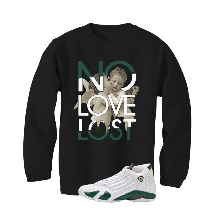 Air Jordan 14 Forest Green Matching T-Shirt No Love Lost