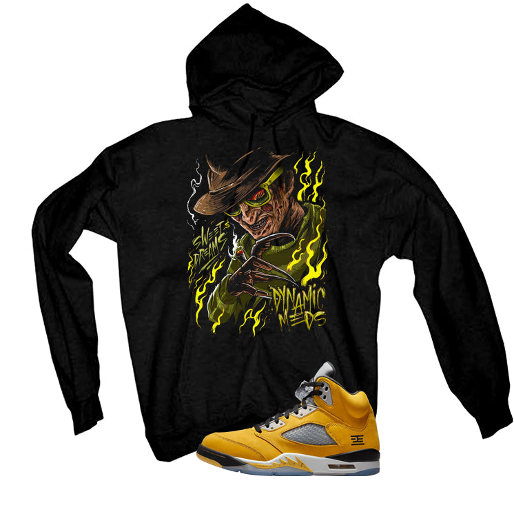 Air Jordan 5 Tokyo Matching T-Shirt, Sweatshirts & Hoodies Black T-Shirt (Freddy Kruger)| illcurrency