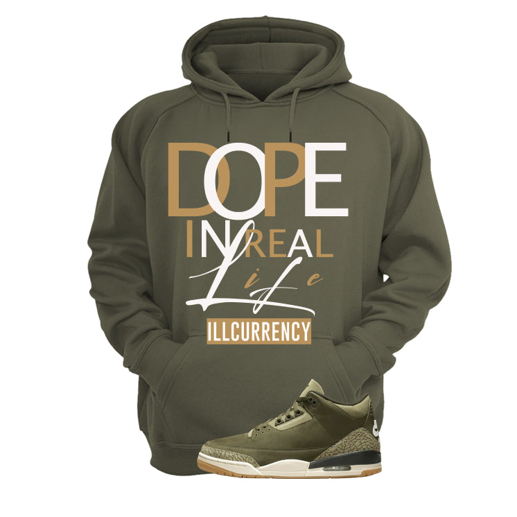 Air Jordan 3 Family Affair Matching T-Shirt, Sweatshirts & Hoodies Military Green T-Shirt (DOPE)| illcurrency